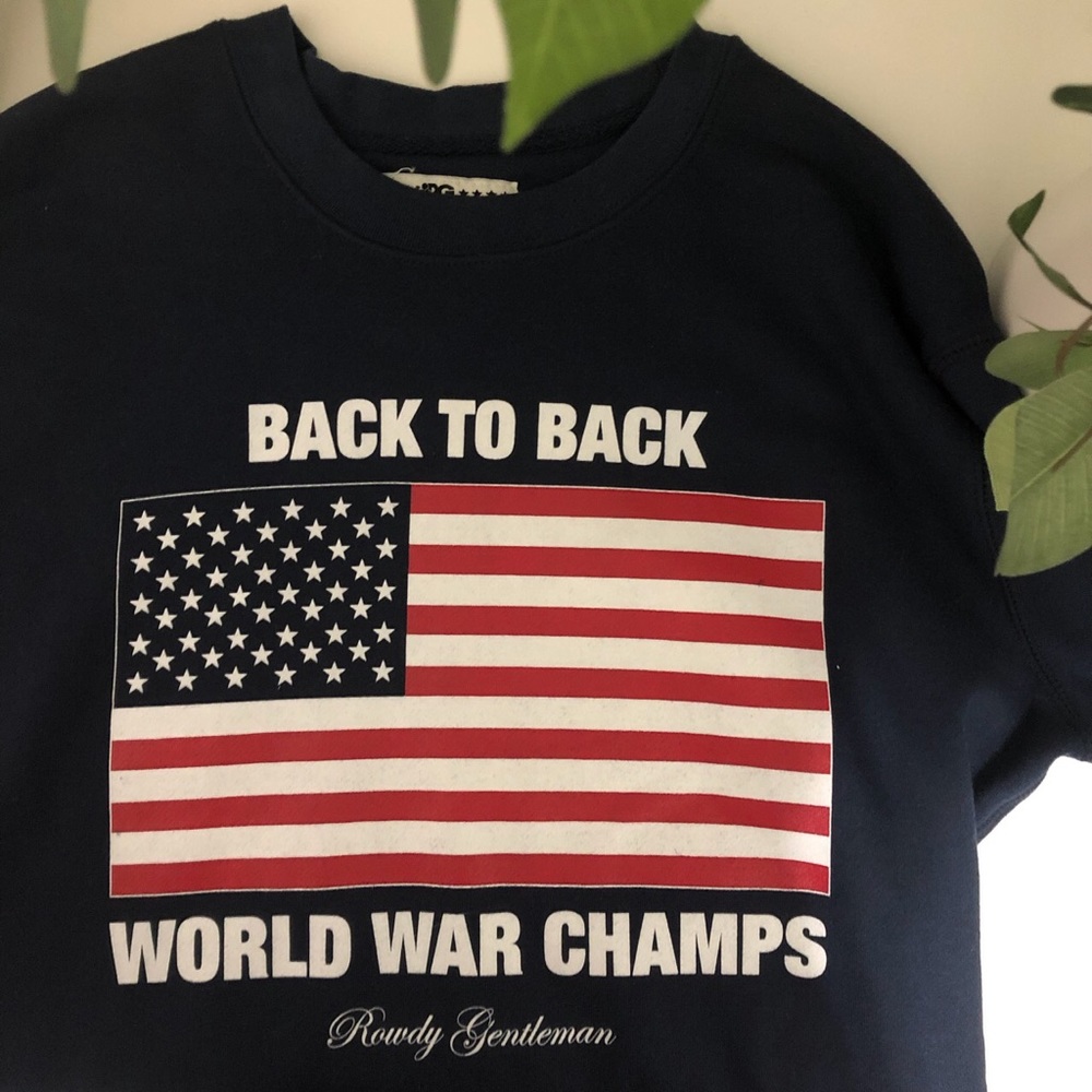Navy USA sweater